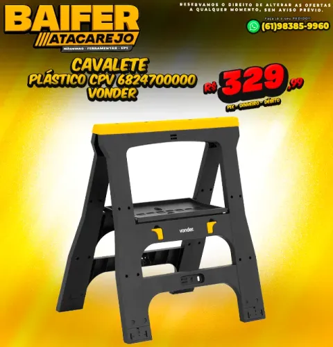 Cavalete Plástico CPV 6824700000 Vonder