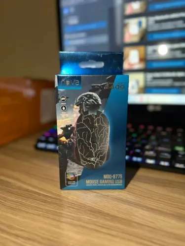Mouse Gamer Inova MOU-8775 USB - 2400 DPI - Luzes LED
