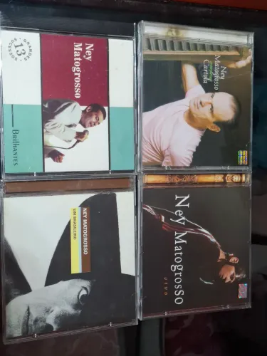 CDs de colecionador Ney Matogrosso. São 4 cds 