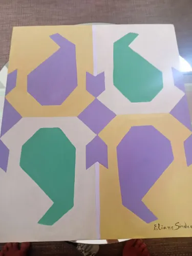 Vende-se quadro pintado a mao de acrilico