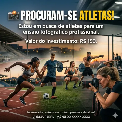 Procura-se atleta 