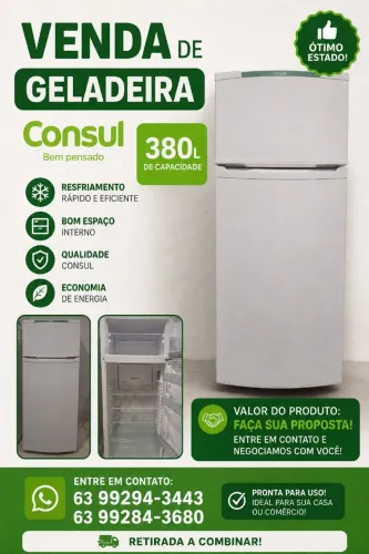 Estou vendendo uma geladeira