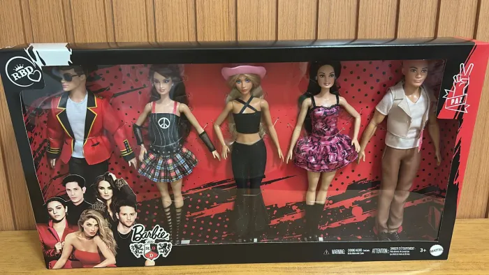 Barbie Rbd Rebelde Conjunto Com 5 Bonecas - Mattel
