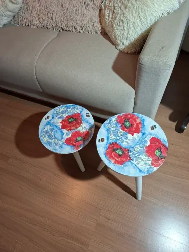 Mesinha Apoio Móvel Pintura Artesanato