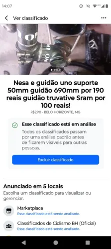 Último preço.Bike 29 Mesa e guidão uno mesa 50m/690m/guidão truvative Sram 690mm