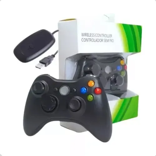 Controle Xbox 360 Sem Fio Wireless 2.4ghz para X360/PC X Cloud Novo