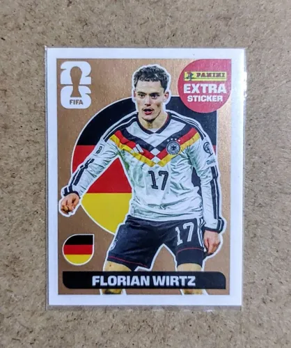 Figurinha Legend Florian Wirtz Bronze Copa do Mundo FIFA 2026 Extra Sticker