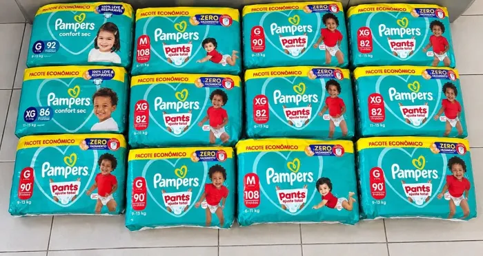 Fralda Pampers Pants Ajuste Total Val/2028