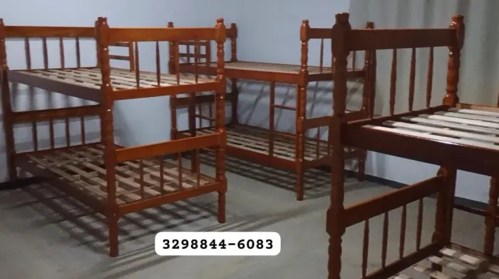 Camas Beliche Maciça com Preço de Fábrica 