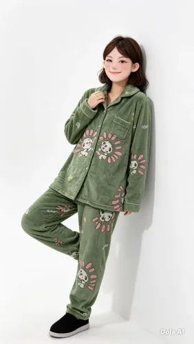 Pijama feminino fleece macio quentinho inverno