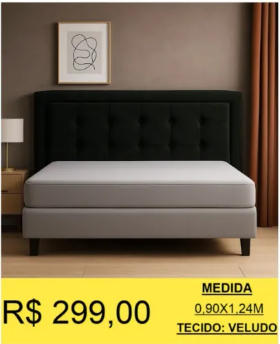 CABECEIRA DE SOLTEIRO A PRONTA ENTREGA