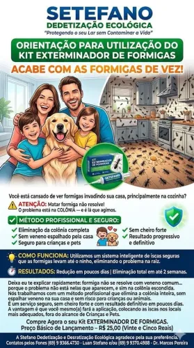 KIT EXTERMINADOR DE FORMIGAS