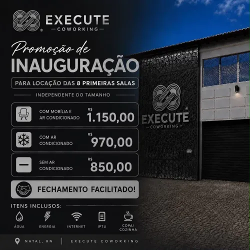 Salas de escritório para locação.