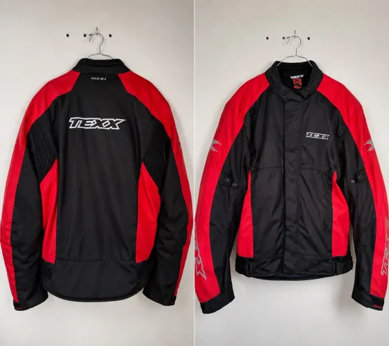 Jaqueta Texx Ronin 3XL - Preta e Vermelha