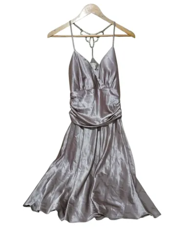 Vestido de festa de cetim