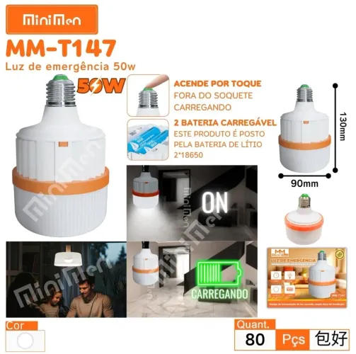 Luz de Emergência 50w