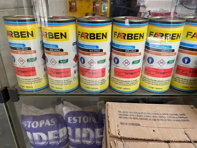 Promoção! Querosene Farben 900ml. De R$ 39,90 por apenas R$ 29,00 Enquanto durar o estoque
