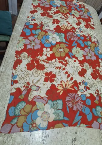 Lenço ou echarpe de seda ROSA CHÁ