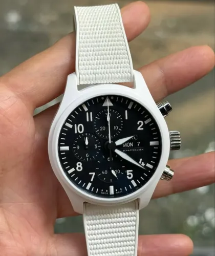 Relógio IWC Pilot Branco