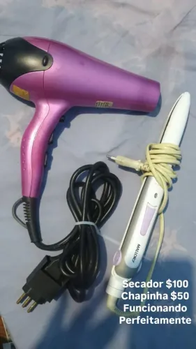 Vendo secador e chapinha