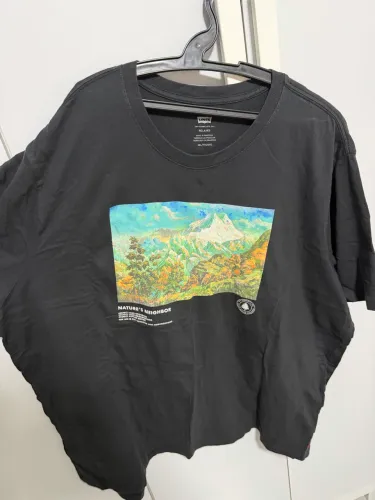 Blusa levis Nature?s preta, tamanho XXL/EEG