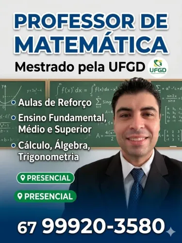 Aula particular de matemática