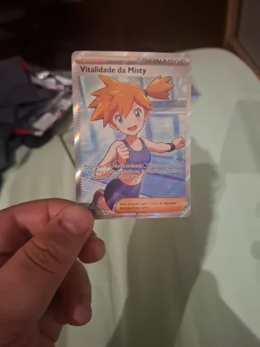 Cartão Vitalidade da Misty Pokémon tcg