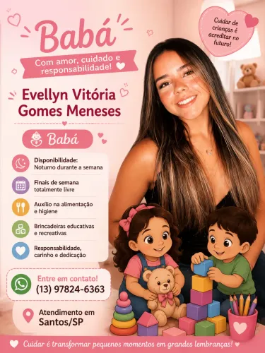 Babá em Santos-SP