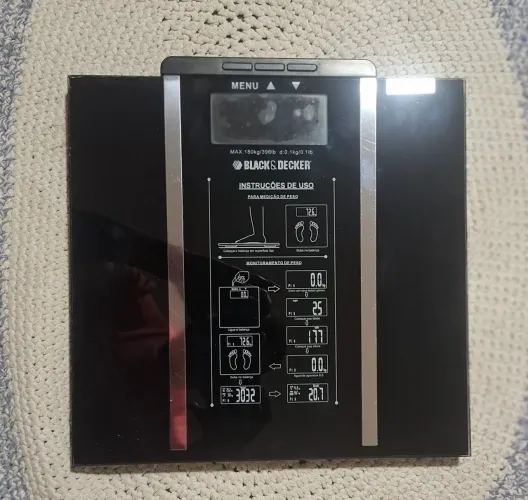 Balança Digital Black+Decker Body Control BK50P