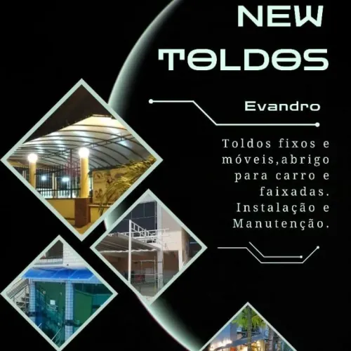 Toldos para sol e chuva.