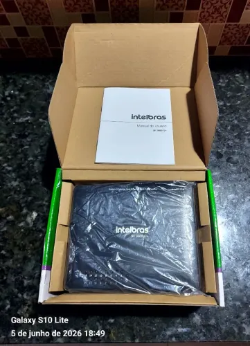 Kit Intelbras - Switch 16 portas + 3 Câmeras VHL 1220 D - Novos