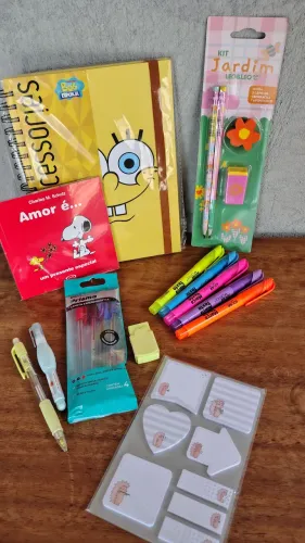 Kit presente papelaria - novo