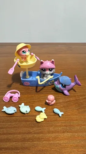 littlest pet shop kit - Barco de pesca