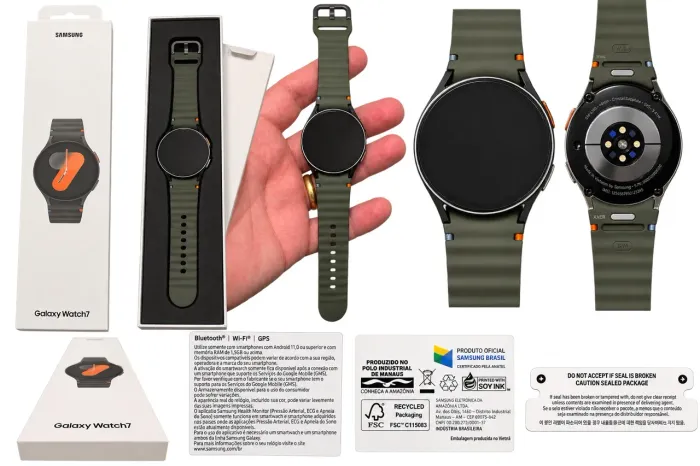 GALAXY WATCH 7 - Novinho, sem marcas de uso