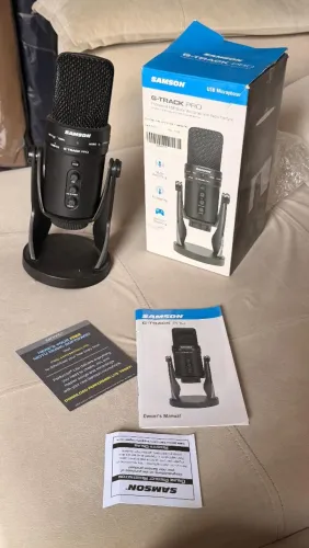 Microfone Condensador Samson G-Track Pro USB