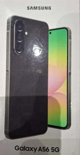 Samsung A56, tudo funcionando? 