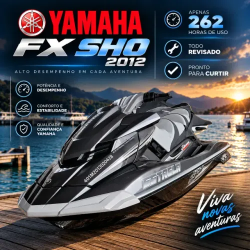 YAMAHA FX SHO 2012 - APENAS 262 HORAS DE USO