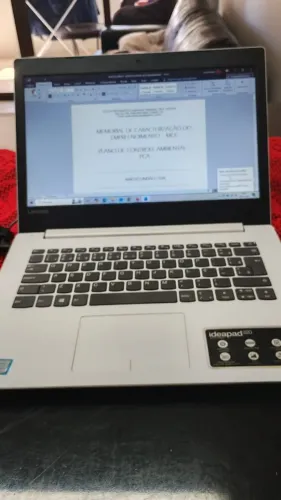Notebook Lenovo Ideapad processador i3  Ssd 512gb memória 4gb