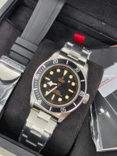 Relogio Tudor NOVO Black Bay 54 Super Clone Com 2 Pulseiras