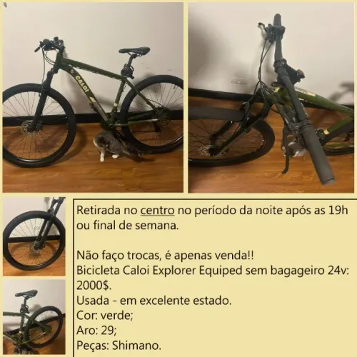 Bicicleta Caloi Explorer Equiped, excelente estado