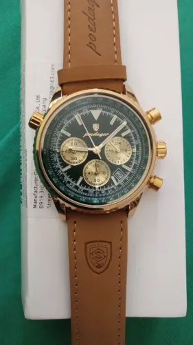 Relógio podegar original pulseira de couro