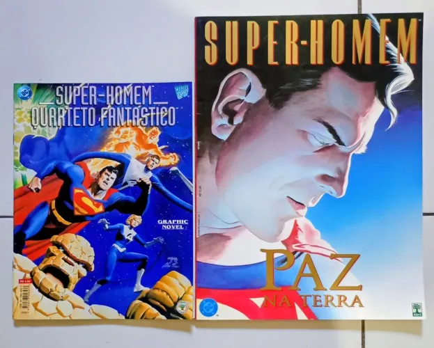 Superman & Quarteto Fantástico 2 HQs Ed especial