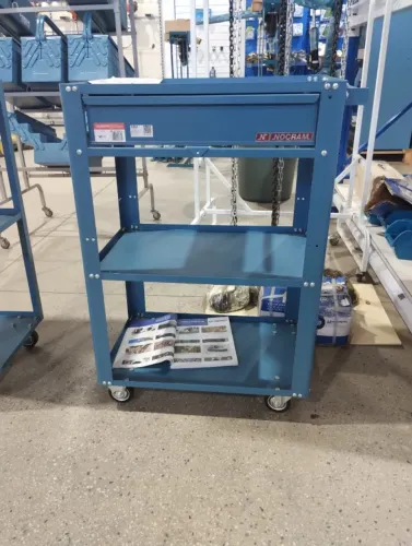 CARRO OFICINA ABERTO DESMONTAVEL COM 1 GAVETA COMPACTO - NOCRAM / MARCON