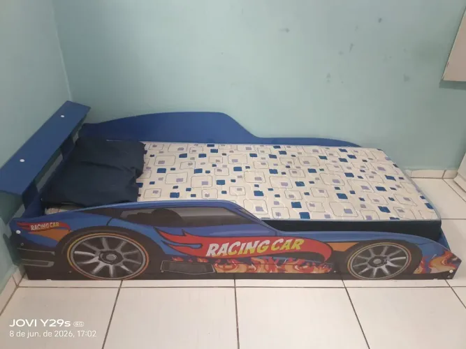 Cama de Solteiro Racing Car