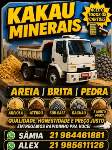 Aterro areia brita