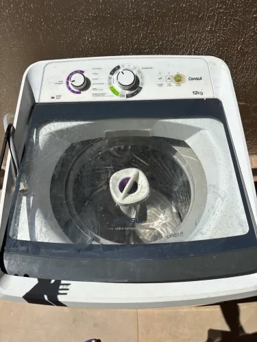 Máquina de lavar roupa cônsul 12kg - com defeito (não está centrifugando) 
