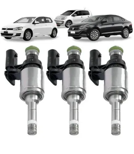 3 Bicos injetor Volkswagen motor TSI 1.0/1.4 (up/polo/TCross/etc...