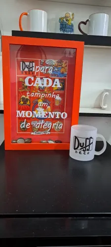 QUADRO PORTA TAMPINHAS PERSONALIZADO.