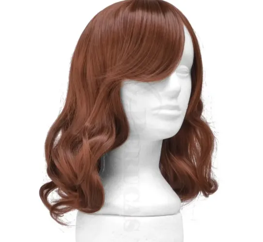 Peruca ruiva orgânica 100% alta temperatura