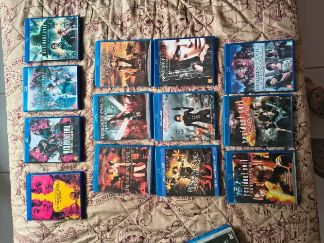 Coleção Dvds e Blu Rays
